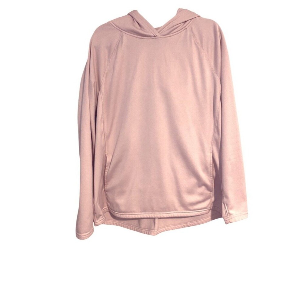 Athletic Works Women's XXL (20) Pink Pullover Hoodie Fleece Lined Long Sleeve